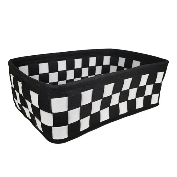 Checkered Storage Box