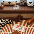 Brown Retro Rug