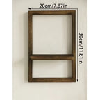 Wooden Framed Shelf