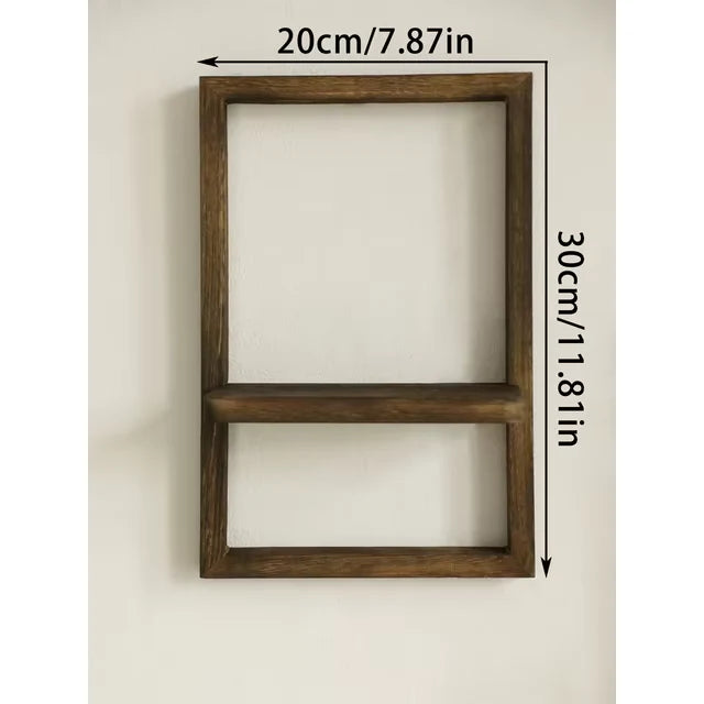 Wooden Framed Shelf