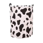Cow Print Laundry Basket
