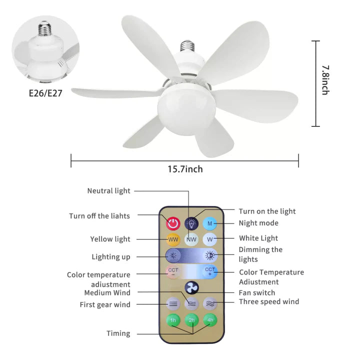 LED Ceiling Fan