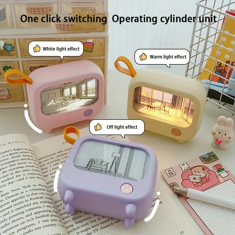Mini TV Night Light