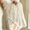 White Butterfly Blanket