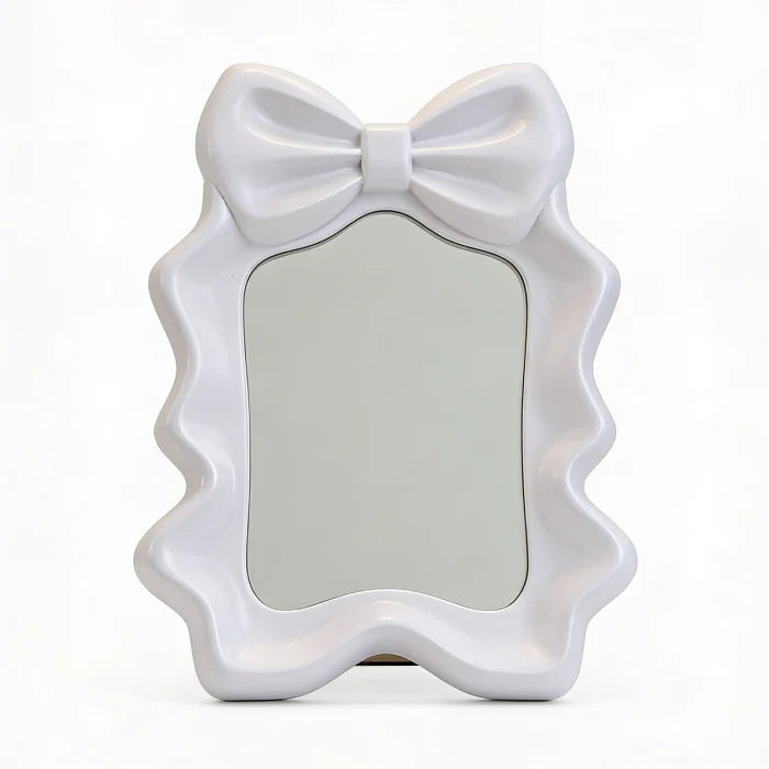 Aesthetic Bow Knot Makeup Mirror