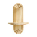 Wooden Rainbow Shelf