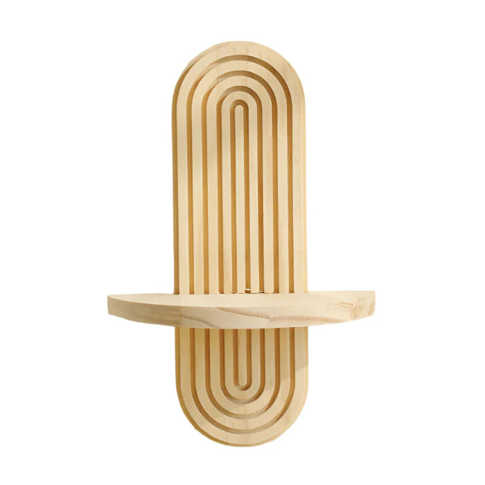 Wooden Rainbow Shelf