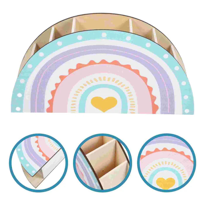 Pastel Rainbow Pen Organizer