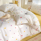 Rainbow Dots Bedding Set