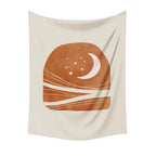Bohemian Moon & Sun Tapestry