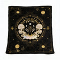 Midnight Mushroom Throw Blanket