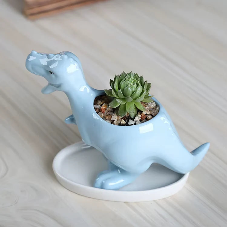 T-Rex Flower Pot