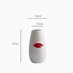 Red Lips Vase